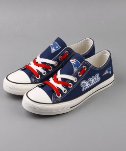 New England Patriots Limited Fans Low Top Canvas Sneakers