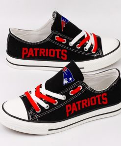 New England Patriots Fans Low Top Canvas Shoes Sport