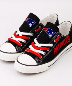New England Patriots Fans Low Top Canvas Shoes Sport