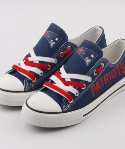 New England Patriots Fans Low Top Canvas Sneakers
