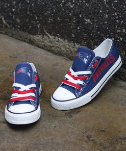 New England Patriots Fans Low Top Canvas Sneakers