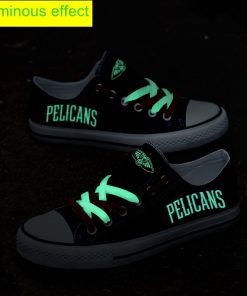 New Orleans Pelicans Limited Luminous Low Top Canvas Sneakers