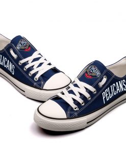 New Orleans Pelicans Low Top Canvas Sneakers