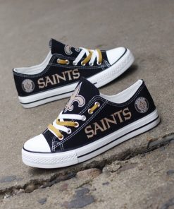 New Orleans Saints Low Top Canvas Sneakers