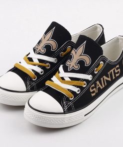 New Orleans Saints Low Top Canvas Sneakers