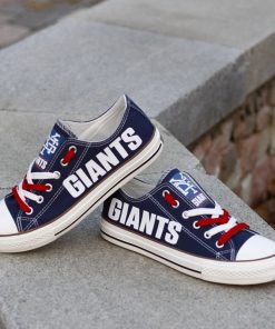 New York Giants Limited Low Top Canvas Sneakers
