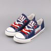 New York Giants Fans Low Top Canvas Sneakers