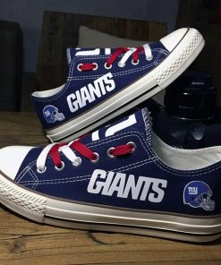 New York Giants Low Top Canvas Shoes Sport
