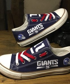 New York Giants Limited Fans Low Top Canvas Shoes Sneakers