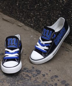New York Giants Limited Fans Low Top Canvas Shoes Sport