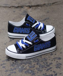New York Giants Limited Fans Low Top Canvas Shoes Sport