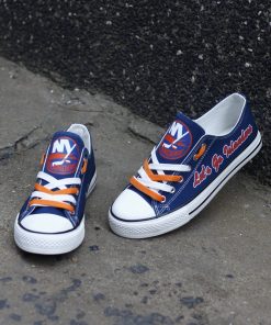 New York Islanders Limited Fans Low Top Canvas Sneakers