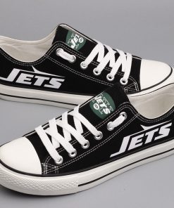New York Jets Limited Fans Low Top Canvas Sneakers