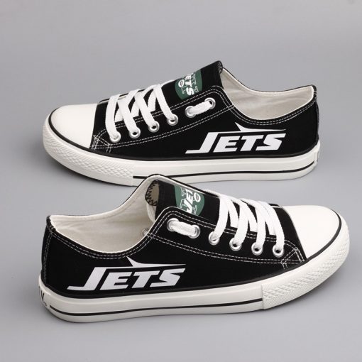 New York Jets Limited Fans Low Top Canvas Sneakers