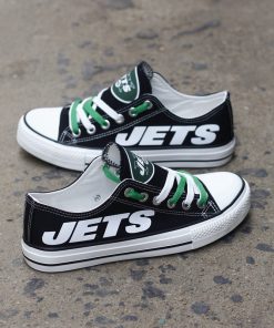 New York Jets Limited Low Top Canvas Sneakers