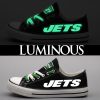 New York Jets Limited Luminous Low Top Canvas Sneakers