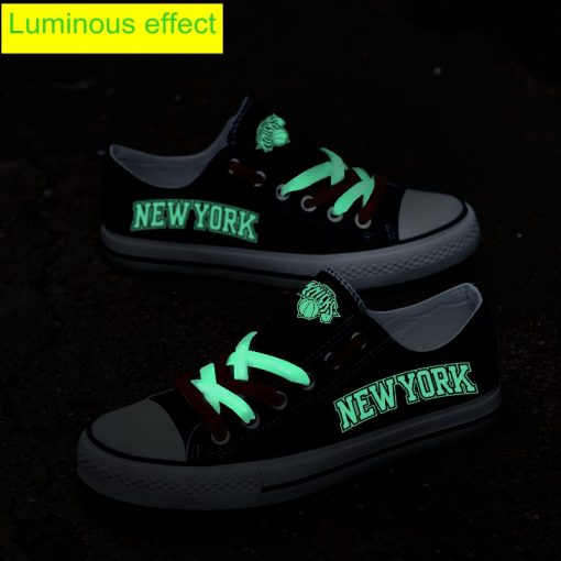 New York Knicks Limited Luminous Low Top Canvas Sneakers