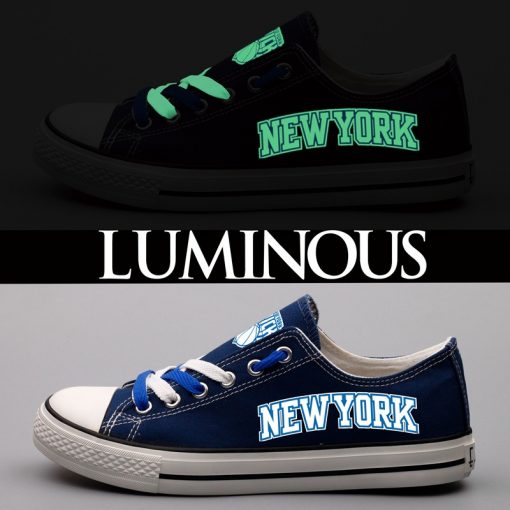 New York Knicks Limited Luminous Low Top Canvas Sneakers