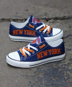 New York Knicks Low Top Canvas Sneakers