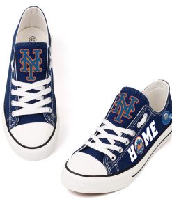 New York Mets Low Top Canvas Sneakers