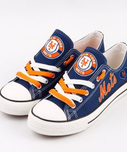 New York Mets Low Top Canvas Shoes Sport