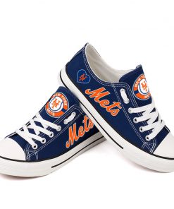 New York Mets Low Top Canvas Shoes Sport