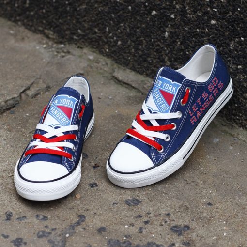 New York Rangers Limited Low Top Canvas Shoes Sport