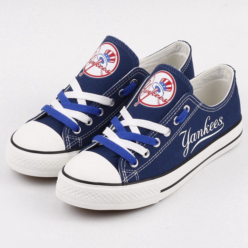 New York Yankees Low Top Canvas Shoes Sport - Thegiftsports Store