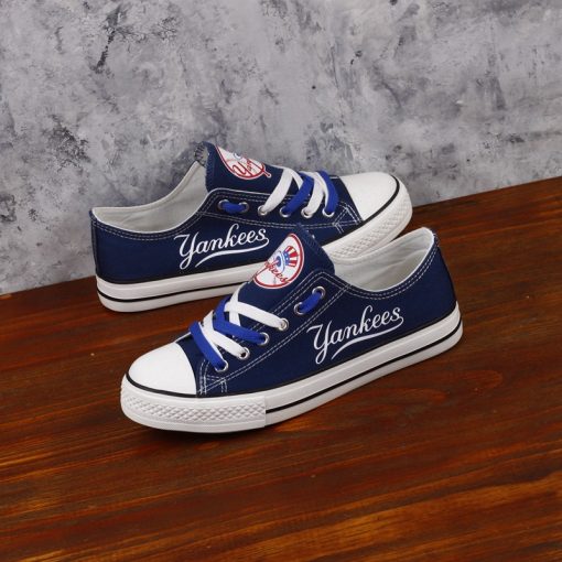 New York Yankees Low Top Canvas Shoes Sport