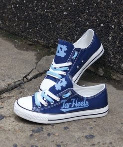 North Carolina Tar Heels Limited Low Top Canvas Sneakers