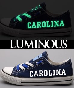 North Carolina Tar Heels Limited Luminous Low Top Canvas Sneakers