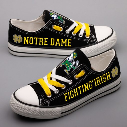 Notre Dame Fighting Irish Limited Low Top Canvas Sneakers