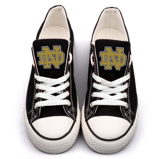 Notre Dame Fighting Irish Limited Low Top Canvas Shoes Sport
