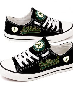 Oakland Athletics Limited Low Top Canvas Sneakers