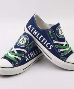 Oakland Athletics Limited Luminous Low Top Canvas Shoes Sport Sneakers