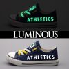 Oakland Athletics Limited Luminous Low Top Canvas Shoes Sport Sneakers