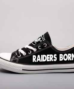Raiders Limited Low Top Canvas Sneakers