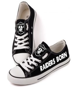 Raiders Limited Low Top Canvas Sneakers