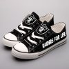 Oakland Raiders Limited Fans Low Top Canvas Sneakers