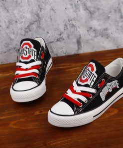 Ohio State Buckeyes Limited Low Top Canvas Shoes Sport