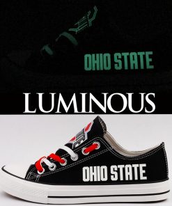 Ohio State Buckeyes Limited Luminous Low Top Canvas Sneakers