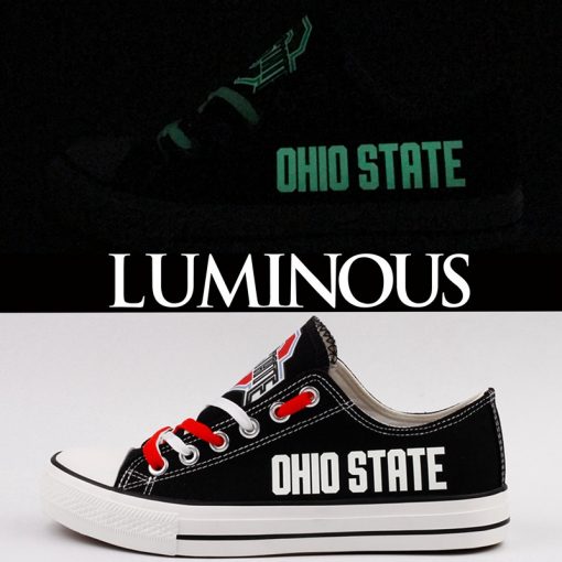 Ohio State Buckeyes Limited Luminous Low Top Canvas Sneakers