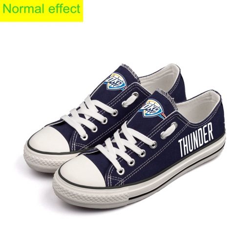 Oklahoma City Thunder Limited Luminous Low Top Canvas Sneakers