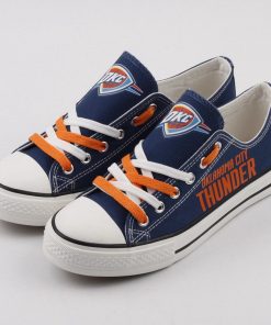 Oklahoma City Thunder Low Top Canvas Sneakers