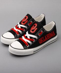 Oklahoma Sooners Limited Low Top Canvas Sneakers