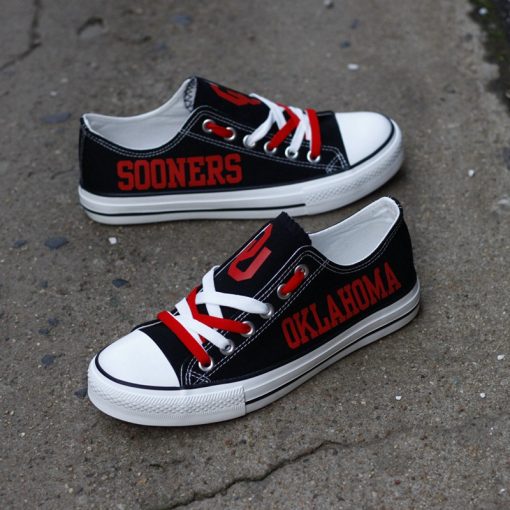 Oklahoma Sooners Limited Low Top Canvas Sneakers