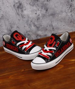 Oklahoma Sooners Limited Low Top Canvas Shoes Sport