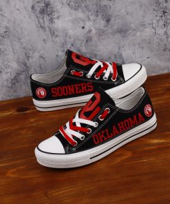 Oklahoma Sooners Limited Low Top Canvas Shoes Sport
