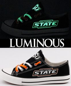 Oklahoma State Cowboys Limited Luminous Low Top Canvas Shoes Sport