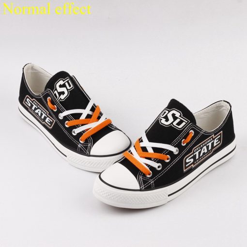 Oklahoma State Cowboys Limited Luminous Low Top Canvas Shoes Sport
